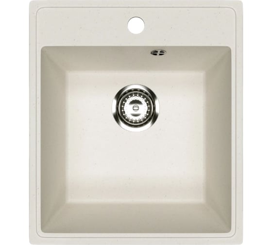 Изображение товара Мойкa MIXLINE ML-GMU02 УЛЬТРА прямоугольная, белый камень, 425_485 мм глуб. чаши 175 556713