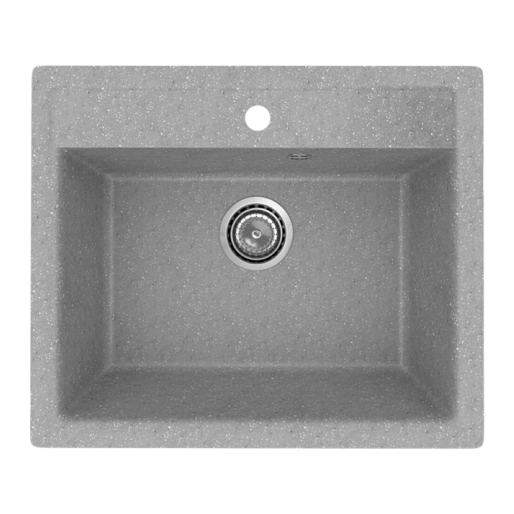 Изображение товара Мойка кухонная MIXLINE ML-GMU04 УЛЬТРА прямоугольная серый искусственный камень