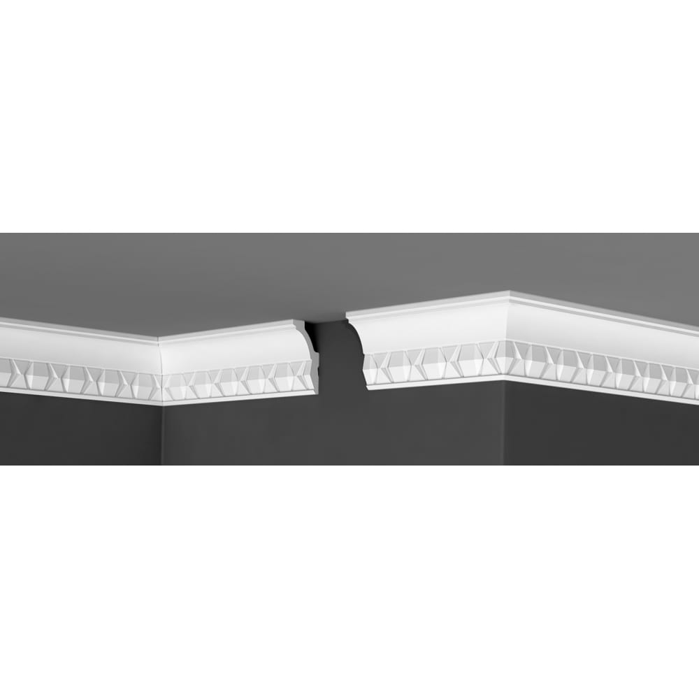 Потолочный плинтус Де-Багет плинтус потолочный для натяжных потолков полистирол format 206057 белый 28х53х2000 мм