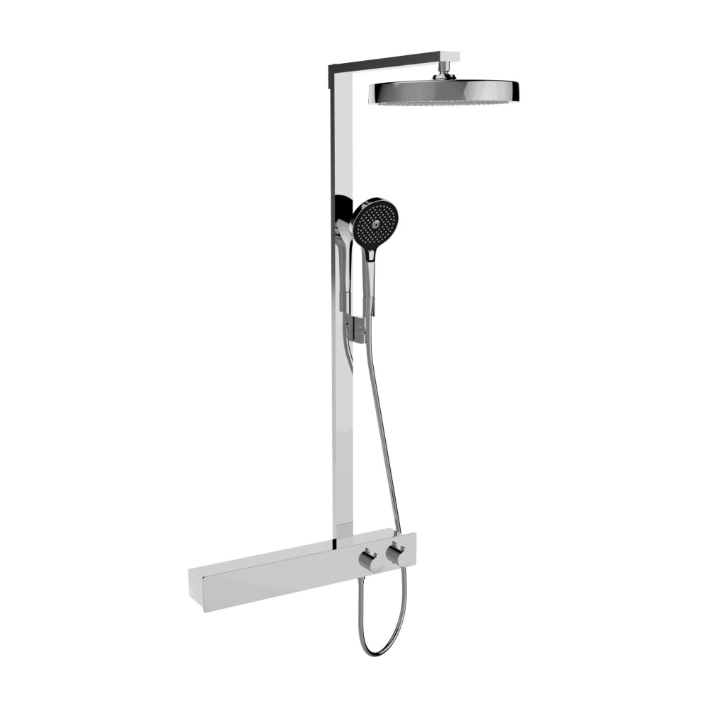 Изображение товара Душевая система ViEiR с термостатом и тропическим душем, хром