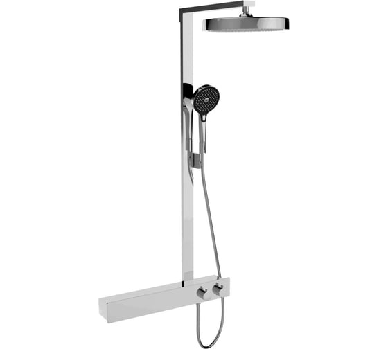 Изображение товара Душевая система ViEiR с термостатом, хром тропический душ и ручная лейка увеличенный верхний душ V25009