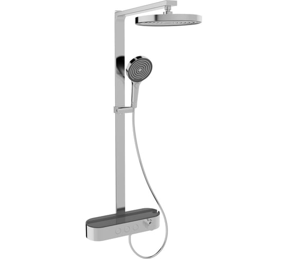 Изображение товара Душевая система ViEiR с термостатом, хром тропический душ и ручная лейка плоская верхняя лейка V25010