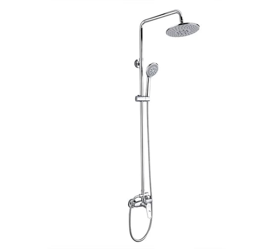 Изображение товара Душевая система ViEiR хром, верхний и ручной душ, с однорычажным смесителем для ванной комнаты V023562