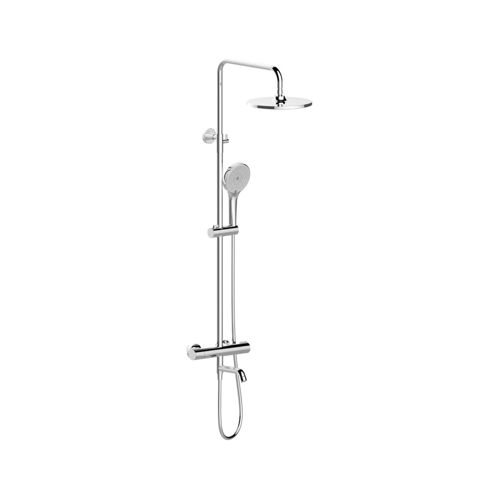 Изображение товара Душевая система ViEiR с термостатом латунь хром верхний и ручной душ V103564