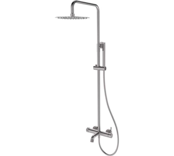 Изображение товара Душевая система ViEiR сатин, верхний и ручной душ, мягкое покрытие V403562-N