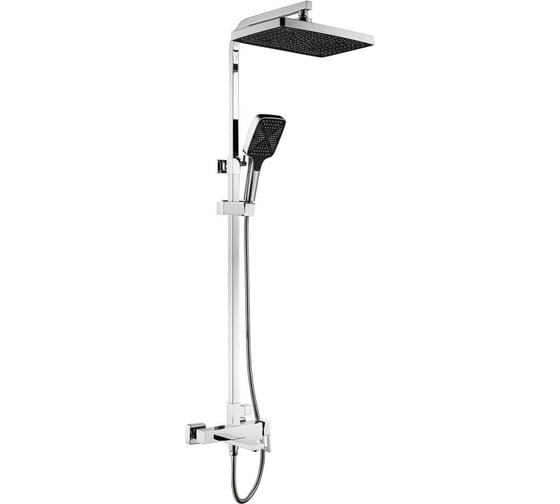 Изображение товара Душевая система ViEiR с тропическим душем однорычажная хром верхний душ и 3-режимная лейка V193563