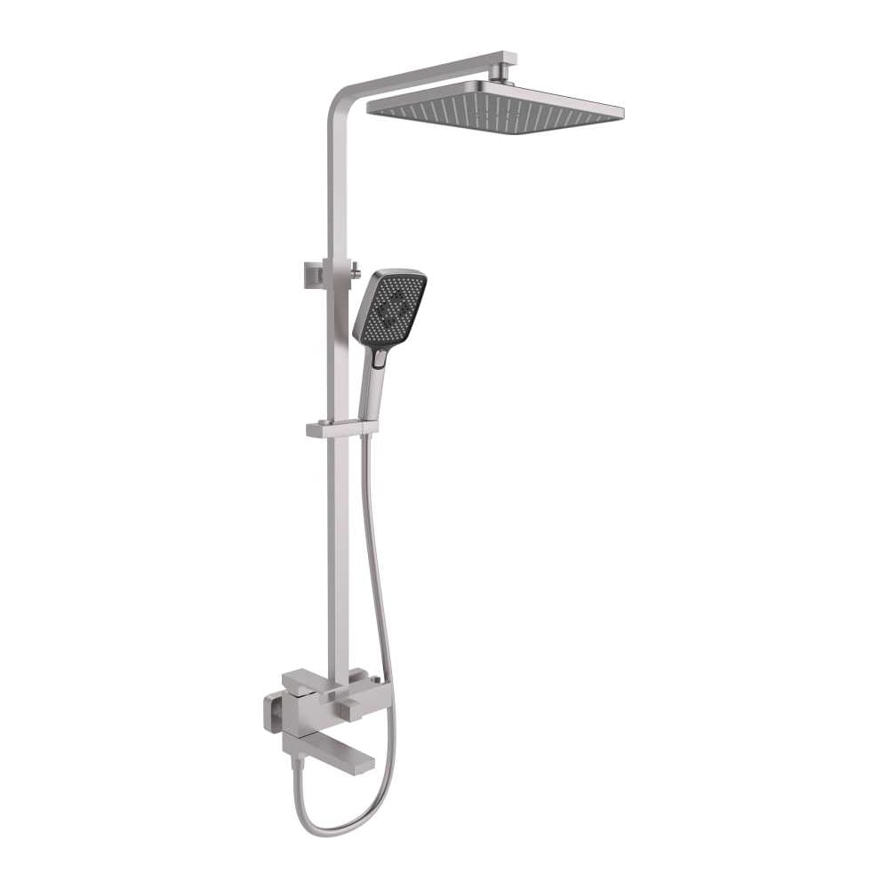 Изображение товара Душевая система ViEiR сатин с верхним и ручным душем, современный стиль