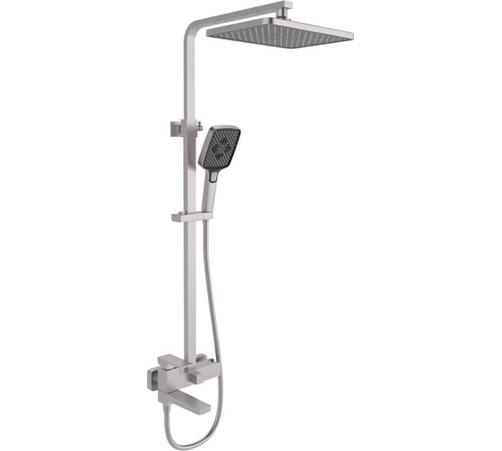 Изображение товара Душевая система ViEiR сатин, верхний и ручной душ, мягкое сатиновое покрытие для душевой зоны V393562-N