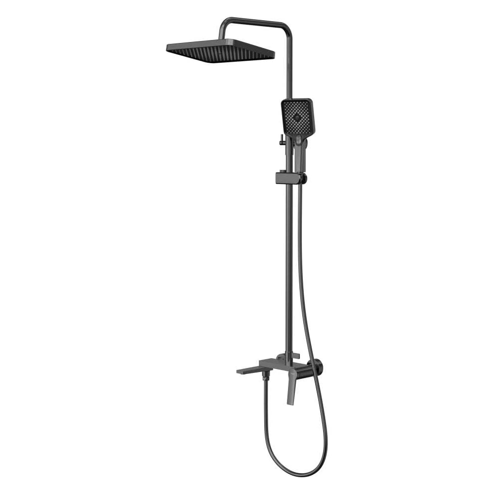 Изображение товара Душевая система ViEiR с тропическим душем и ручной лейкой графит