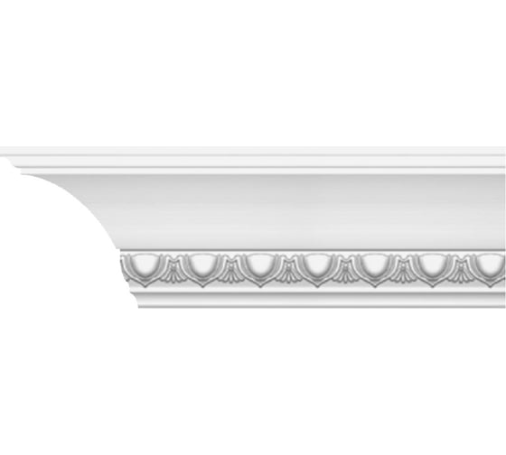 Изображение товара Потолочный плинтус Decomaster с рисунком, 69х69х2000 мм D100A