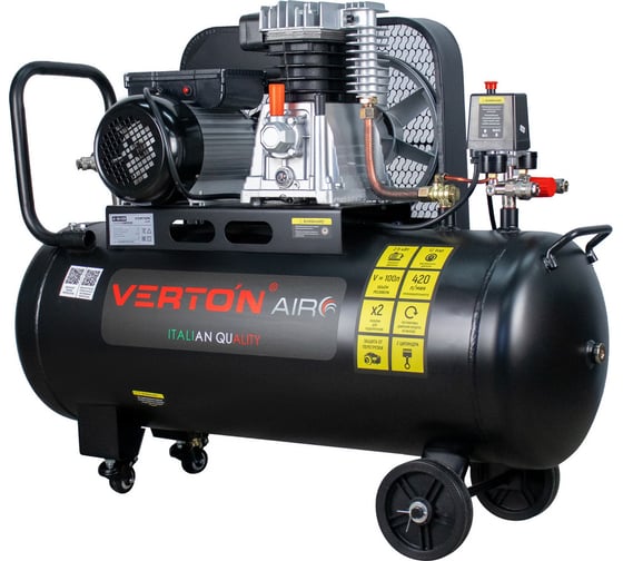Изображение товара Компрессор VERTON Air AC-100/420R 01.5985.12197
