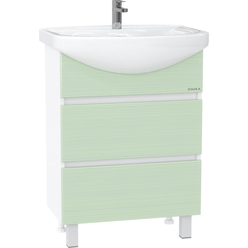 Изображение товара Тумба с раковиной Onika ЭЛИТА олива 60.13 стильная современная модель