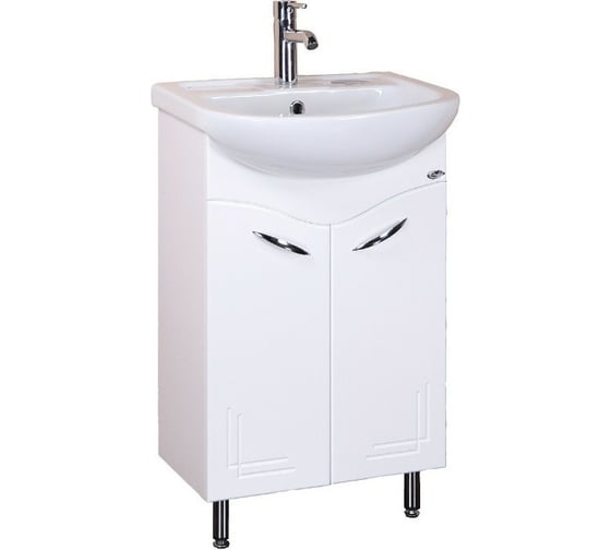 Изображение товара Тумба с раковиной Onika Лада 50 напольная, белая 105002