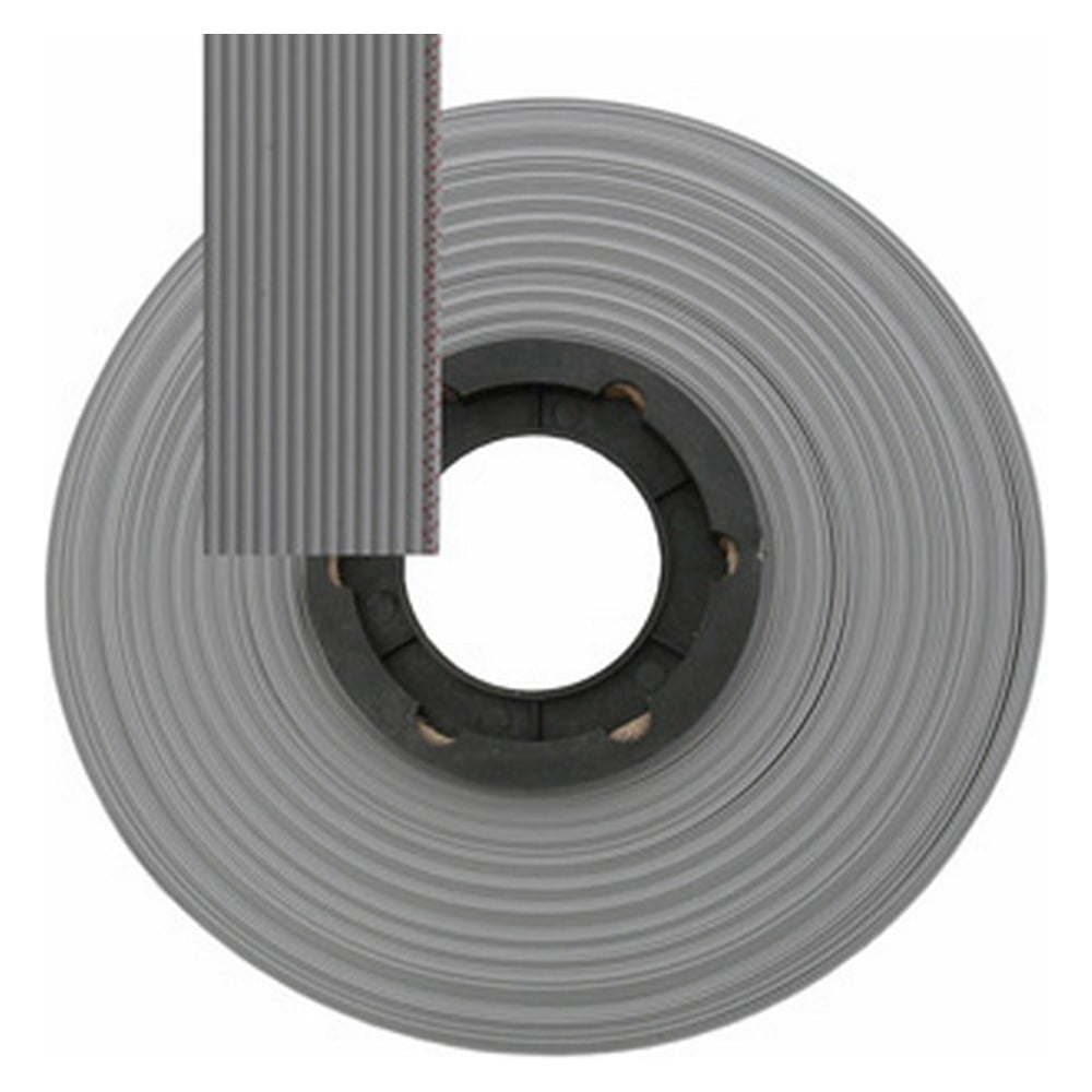 Изображение товара Шлейф RUICHI RC1-14 / FRC1-14 65243 для электроники, 30.5 м, серый