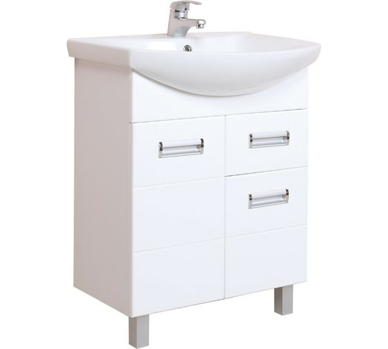 Изображение товара Тумба с раковиной Onika Балтика 60 напольная с ящиком (ум. Балтика 60) 106041