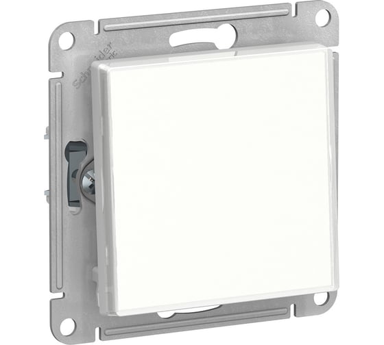 Изображение товара 1-клавишный выключатель Systeme Electric AtlasDesign Art Белый сх.1, 10АХ, механизм SE ATN200111