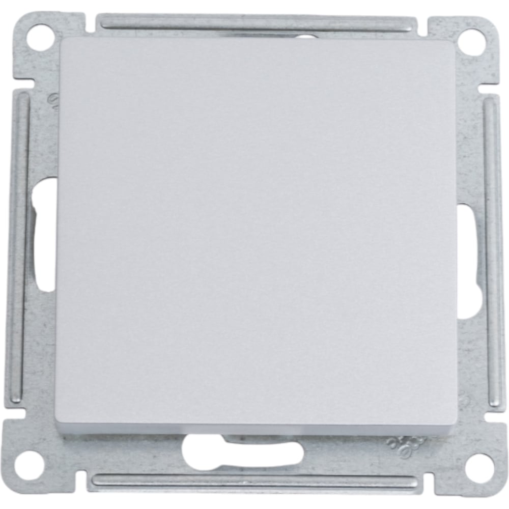 Изображение товара Нажимная кнопка Systeme Electric AtlasDesign алюминий 10А механизм SE ATN000315