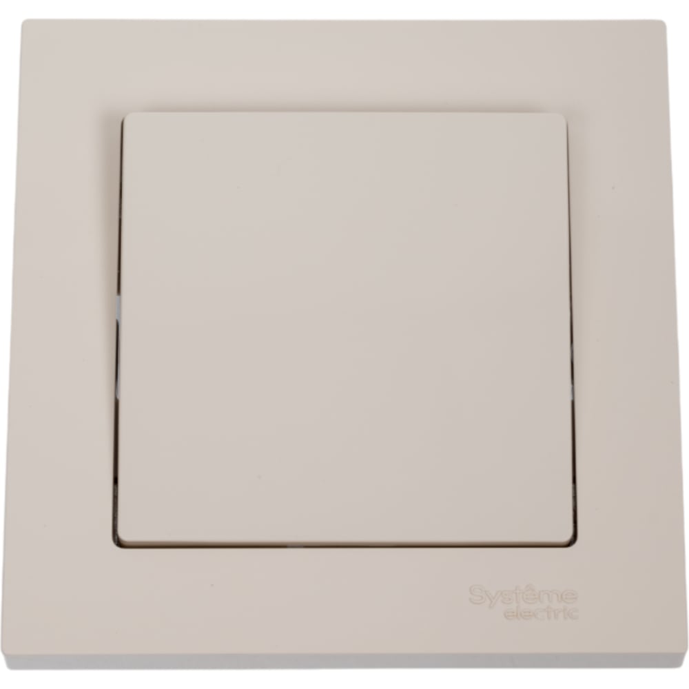 Изображение товара Выключатель одноклавишный Systeme Electric AtlasDesign бежевый 10А IP20
