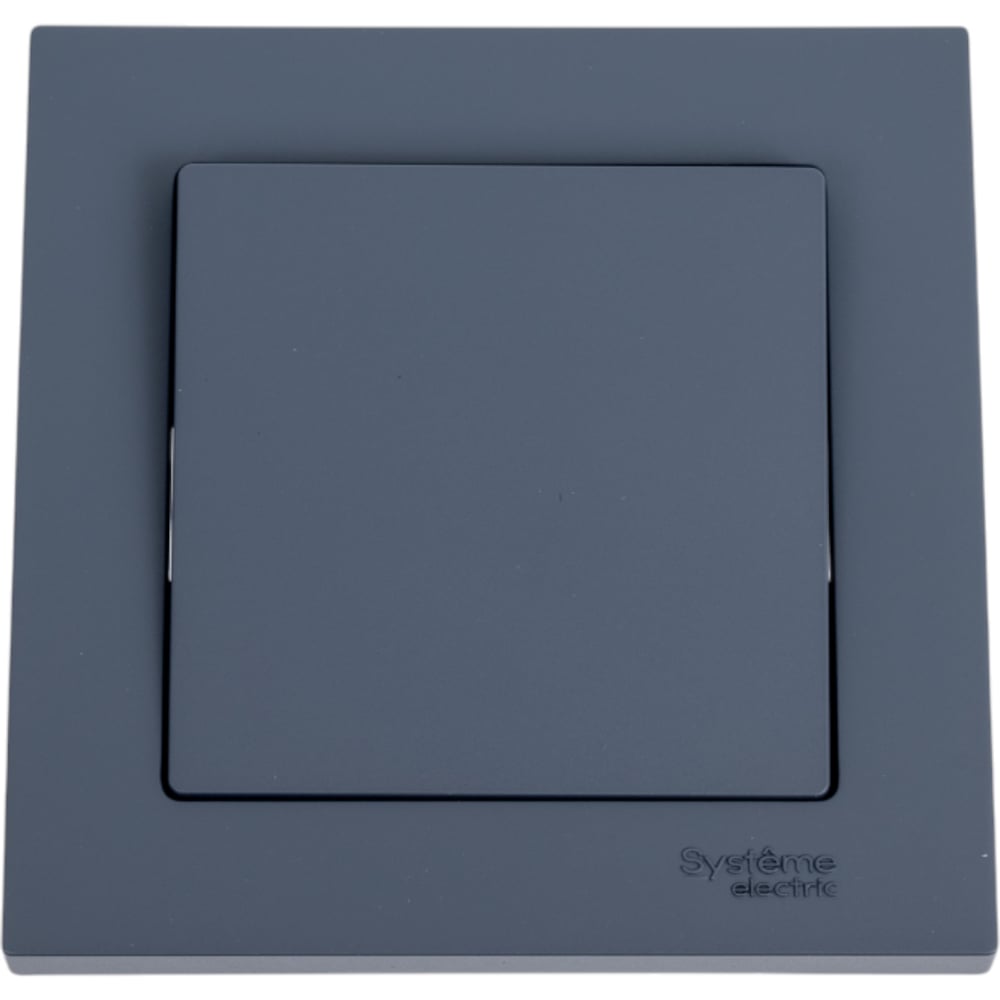 Изображение товара Выключатель 1-клавишный Systeme Electric AtlasDesign Грифель IP20 10А Изображение товара Выключатель 1-клавишный Systeme Electric AtlasDesign Грифель IP20 10А