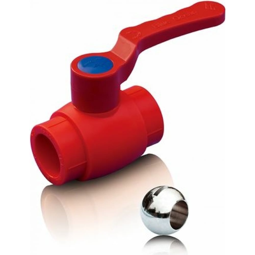Противопожарный полипропиленовый шаровой кран Blue Ocean кран шаровой kalde мини полипропиленовый d 20 мм красная ручка