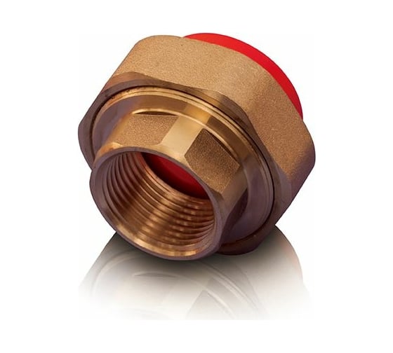 Изображение товара Комбинированная разъемная муфта - американка с внутренней резьбой  Blue Ocean "Fire Secure" противопожарный полипропилен 20x1/2" Fire-S-B1 PPRF/UAF(R)-20