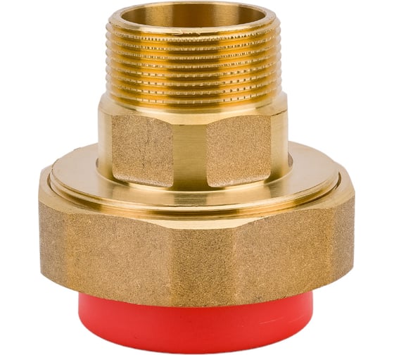 Изображение товара Комбинированная разъемная муфта - американка Blue Ocean с наружной резьбой, "Fire Secure" 50x1.1/2" Fire-S-B1 PPRF/UAM(R)-50