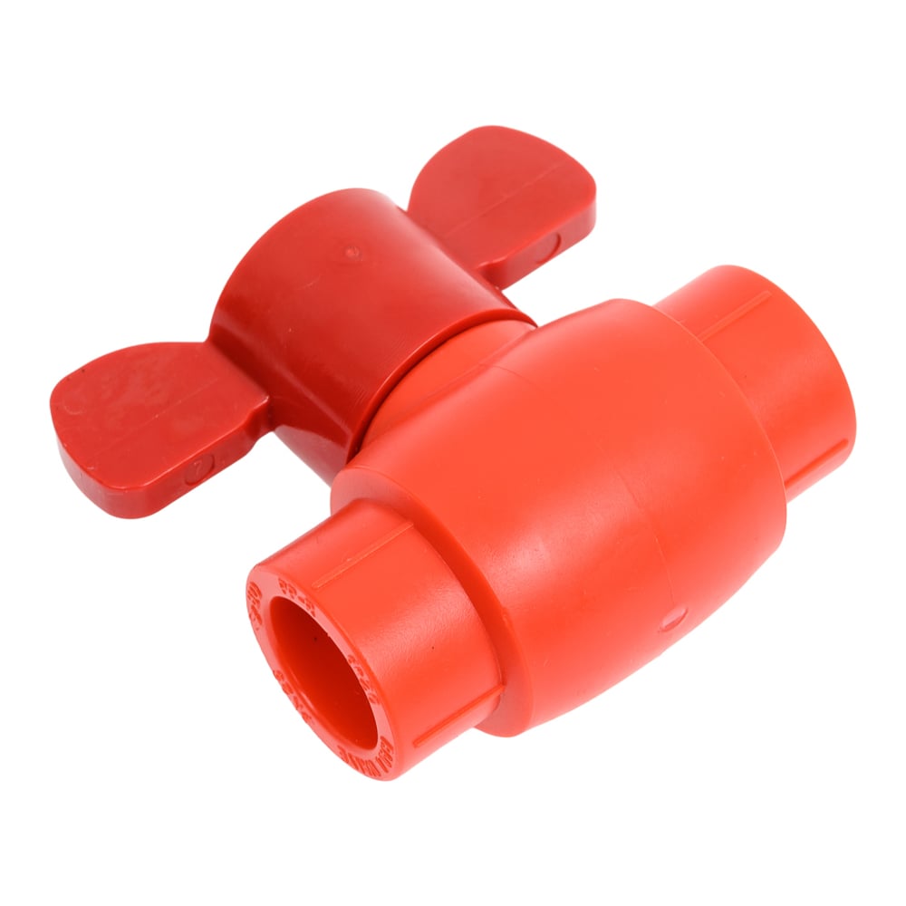 Изображение товара Противопожарный шаровой кран Blue Ocean 20 красный для водопроводных систем