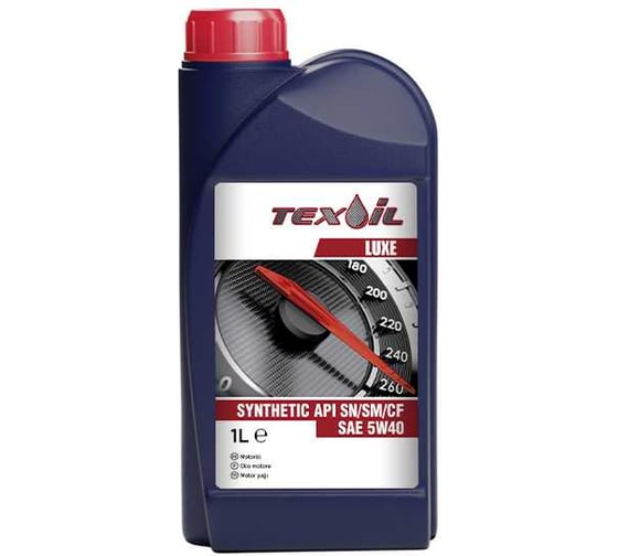 Изображение товара Масло моторное TEXOIL SAE 5W40 SN/CF 1л ММ10291
