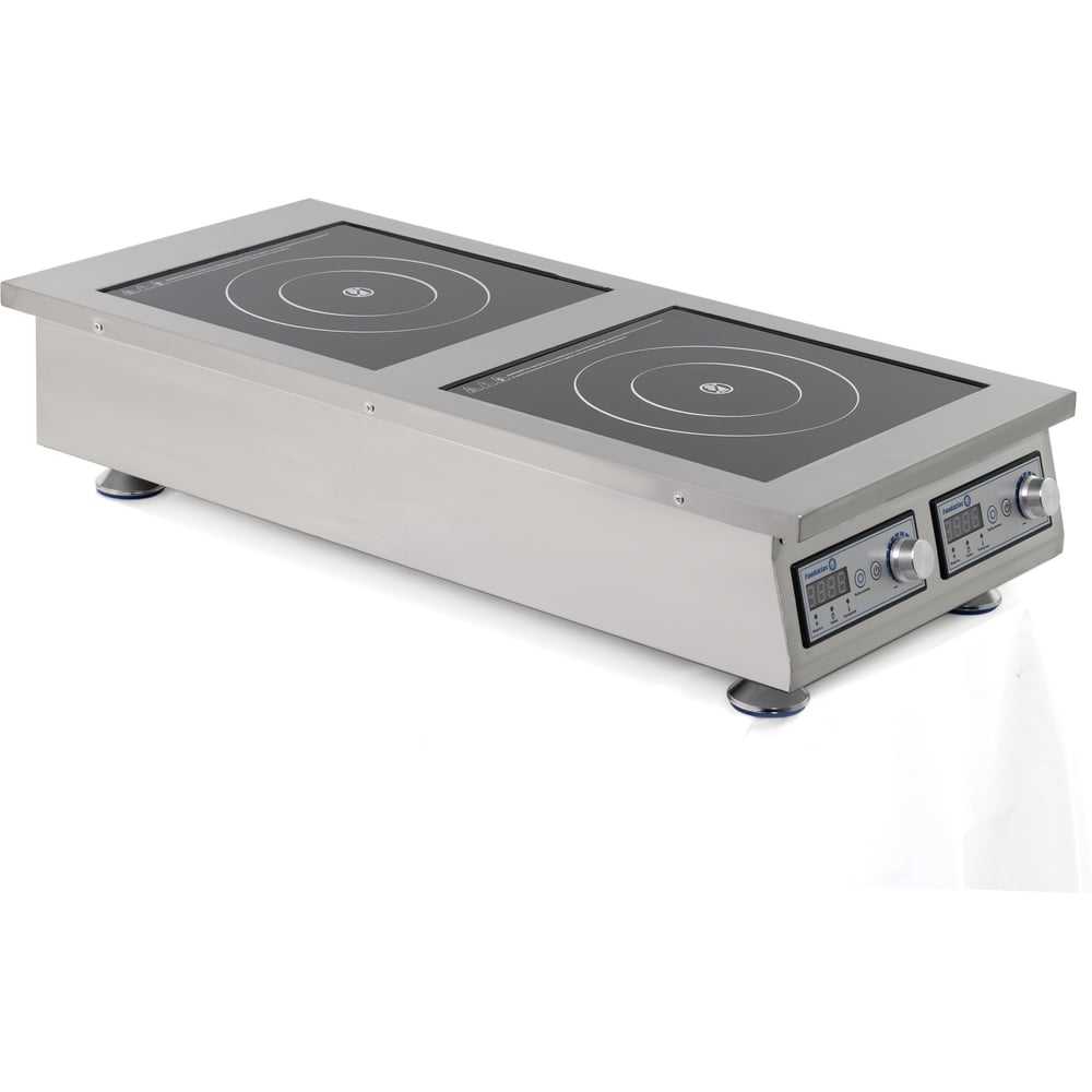 Изображение товара Индукционная плита Foodatlas FA-35002VK Eco 2 конфорки сталь электронное управление Изображение товара Индукционная плита Foodatlas FA-35002VK Eco 2 конфорки сталь электронное управление