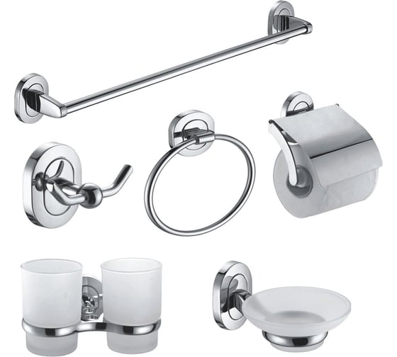 Изображение товара Комплект №2 SMT 6 предметов(хром) KL-72800