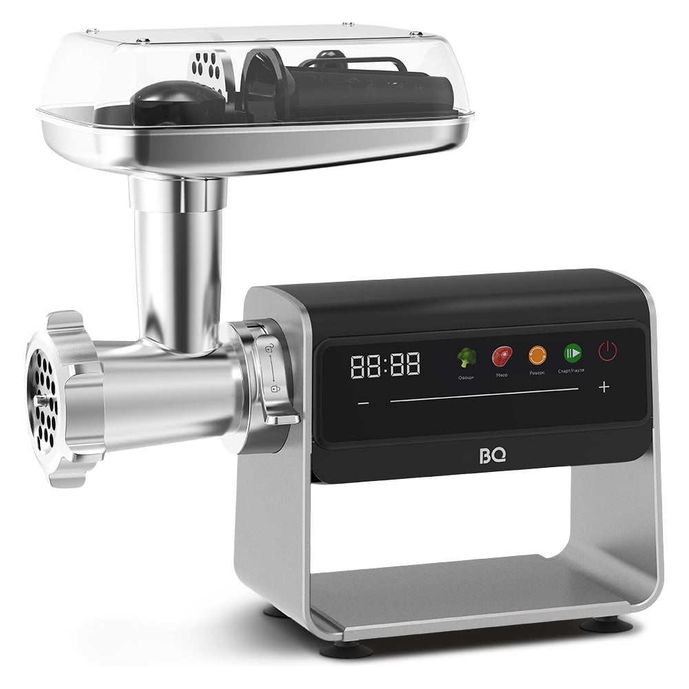 Изображение товара Мясорубка BQ MG2007 Металлическая серый мощность 2500 Вт 2.7 кг/мин