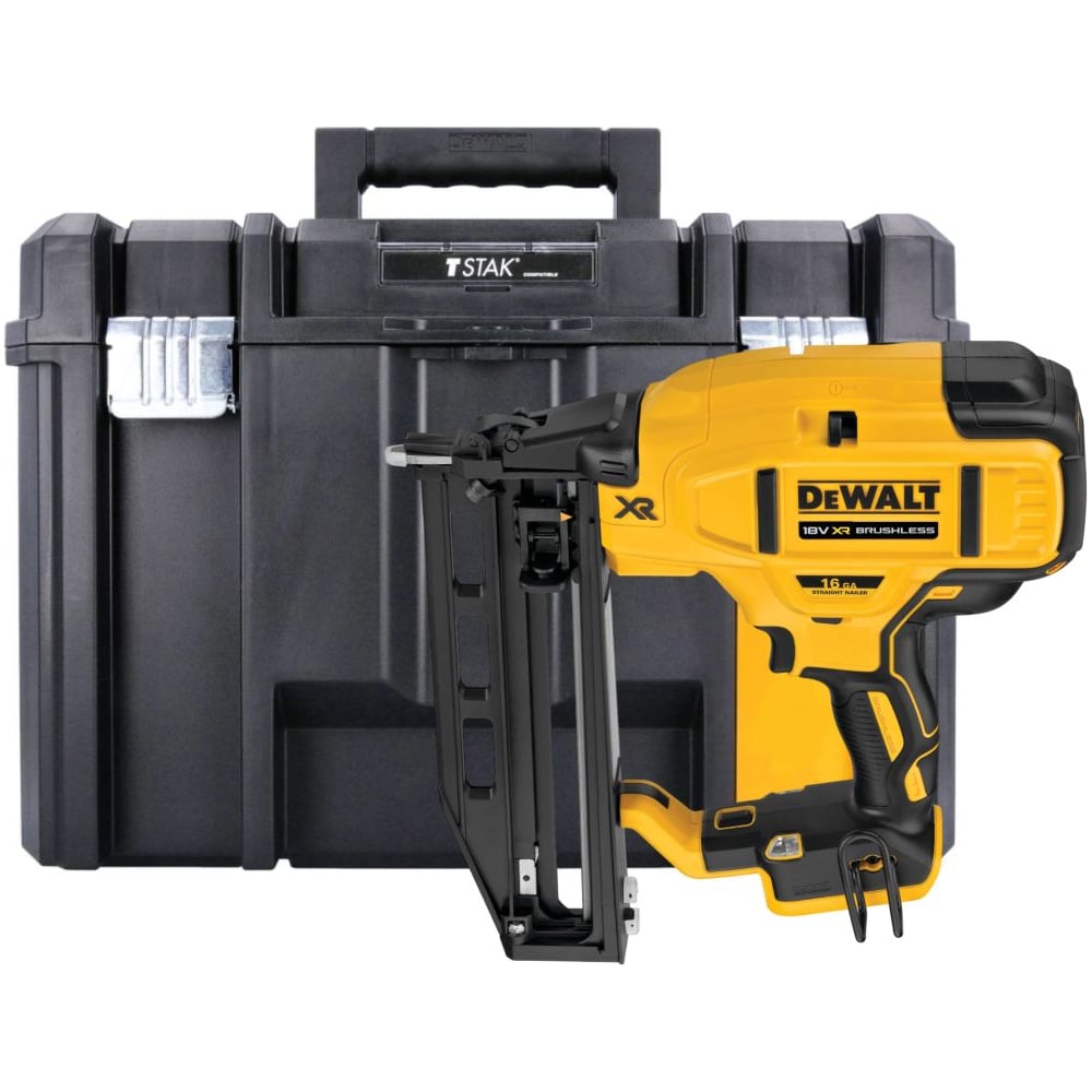 Изображение товара Аккумуляторный гвоздезабивной пистолет DEWALT DCN662NT, 18В, 48Дж, без АКБ и ЗУ, в кейсе TSTAK DCN662NT-XJ