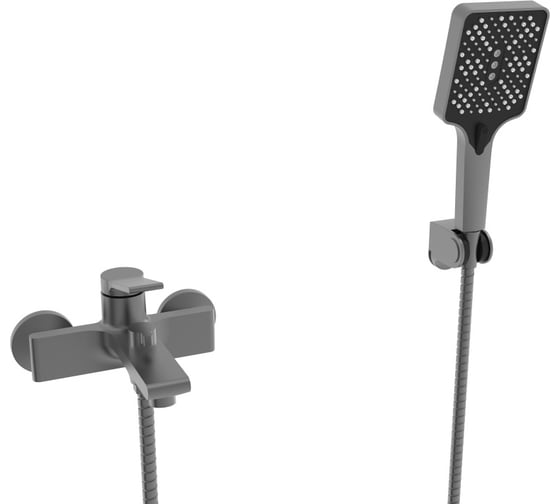 Изображение товара Смеситель для ванны ViEiR однорычажный с коротким изливом графит V243532-G