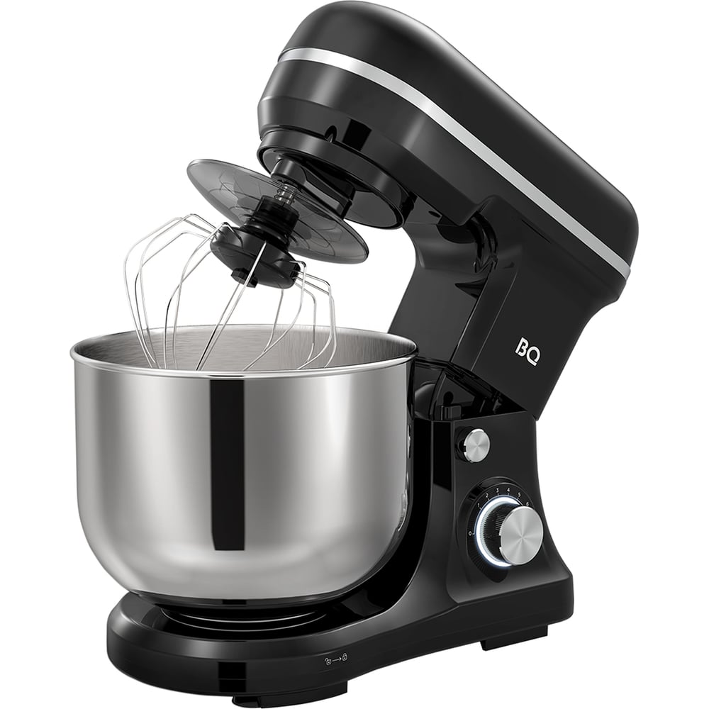 Изображение товара Планетарный миксер BQ PM1000 черный 1600 Вт мощность 4.7 л чаша