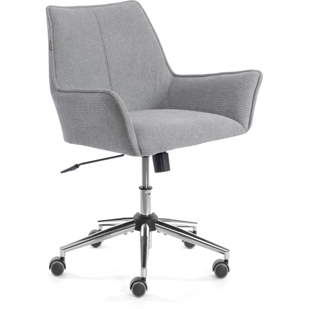 Изображение товара Кресло Tetchair Murano хром велюр/букле (HYP), светло-серый 25218