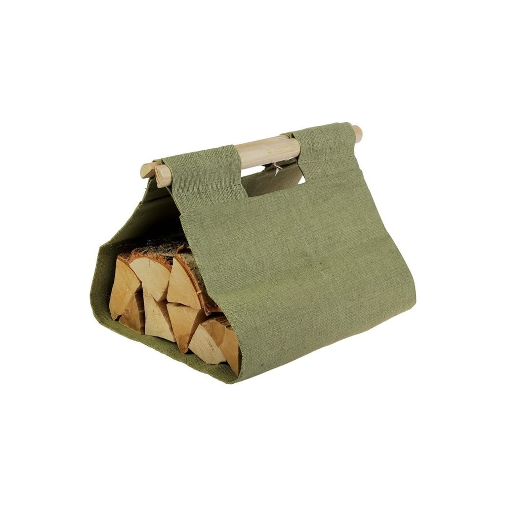 Изображение товара Сумка для переноски дров из брезента 400х500 мм