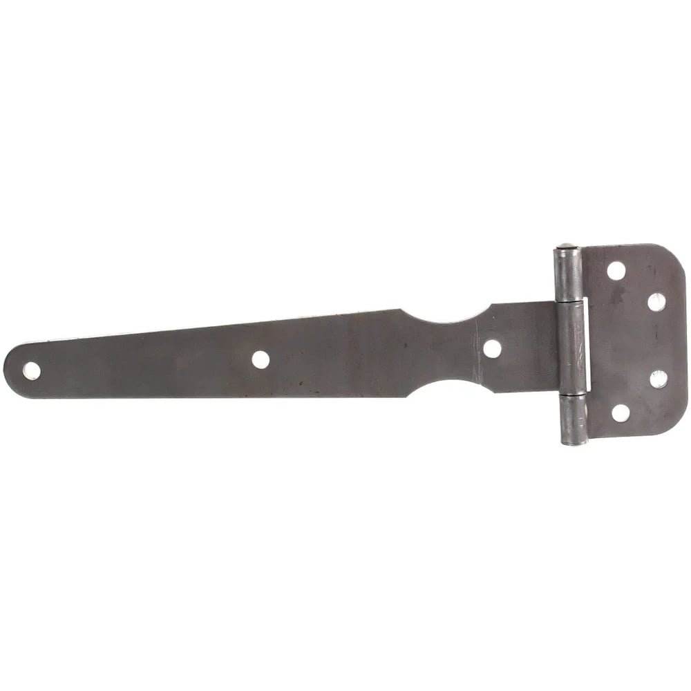 Изображение товара Петля-стрела ПС-290 серебро, накладная, универсальное открывание, сталь