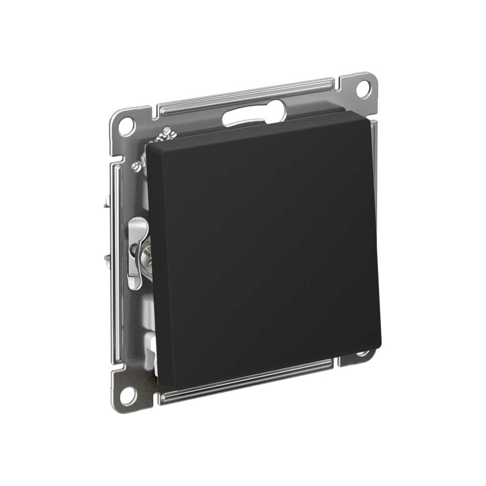 Изображение товара Нажимная кнопка Systeme Electric AtlasDesign карбон 10А