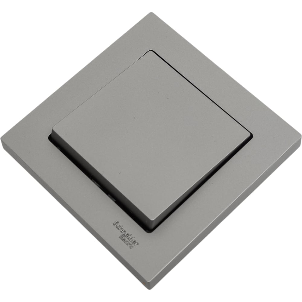 Изображение товара Выключатель одноклавишный Systeme Electric AtlasDesign сталь IP20