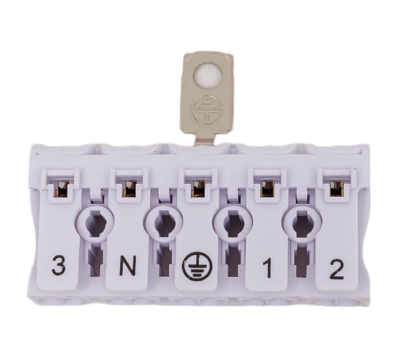 Изображение товара Пружинная соединительная клемма TDM ELECTRIC КСПз5-3L+N+PE, 16 A, с заземлением под винт SQ0510-0116