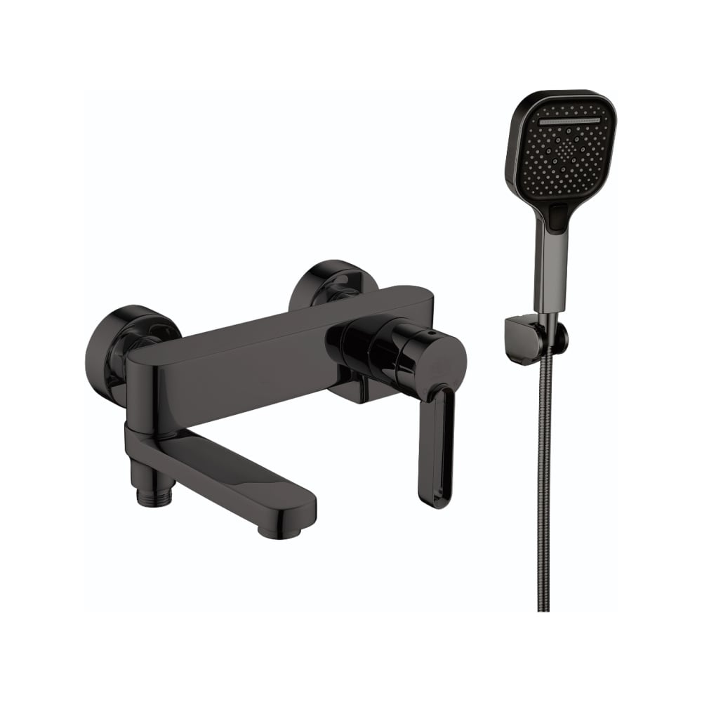 Изображение товара Смеситель для ванны ViEiR однорычажный короткий излив графит