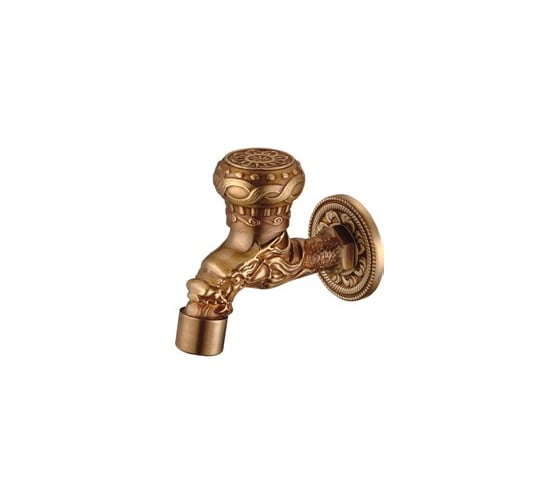Изображение товара Кран с носиком ретро бронза латунный для водоразборных точек VIEIR VR322