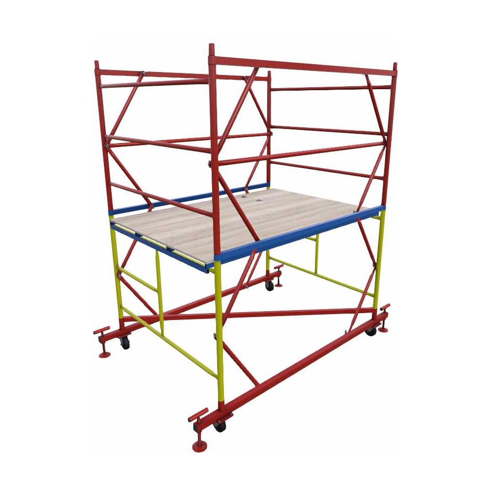 Изображение товара Вышка А5 ВП 1,6х2,0 H=2,8м модульная стальная с колесами