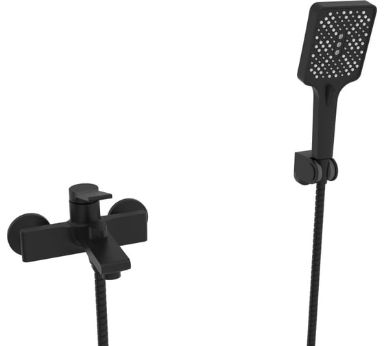 Изображение товара Смеситель для ванны ViEiR однорычажный с коротким изливом черный V243532-C