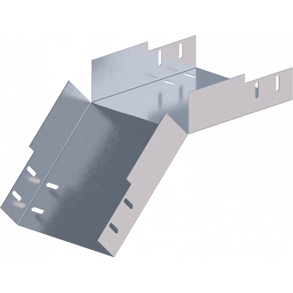 Изображение товара Угловой вертикальный лоток СОЭМИ 200х65 неперфорированный для кабельных трасс