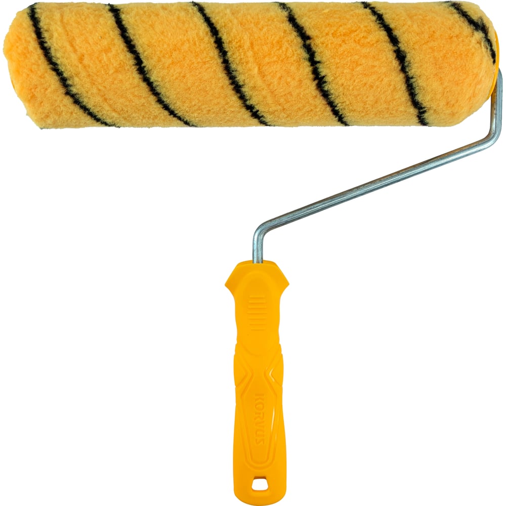 Изображение товара Валик с ручкой Korvus полиэстер 13/250/40мм, тигр, D6мм ЛА-00003633