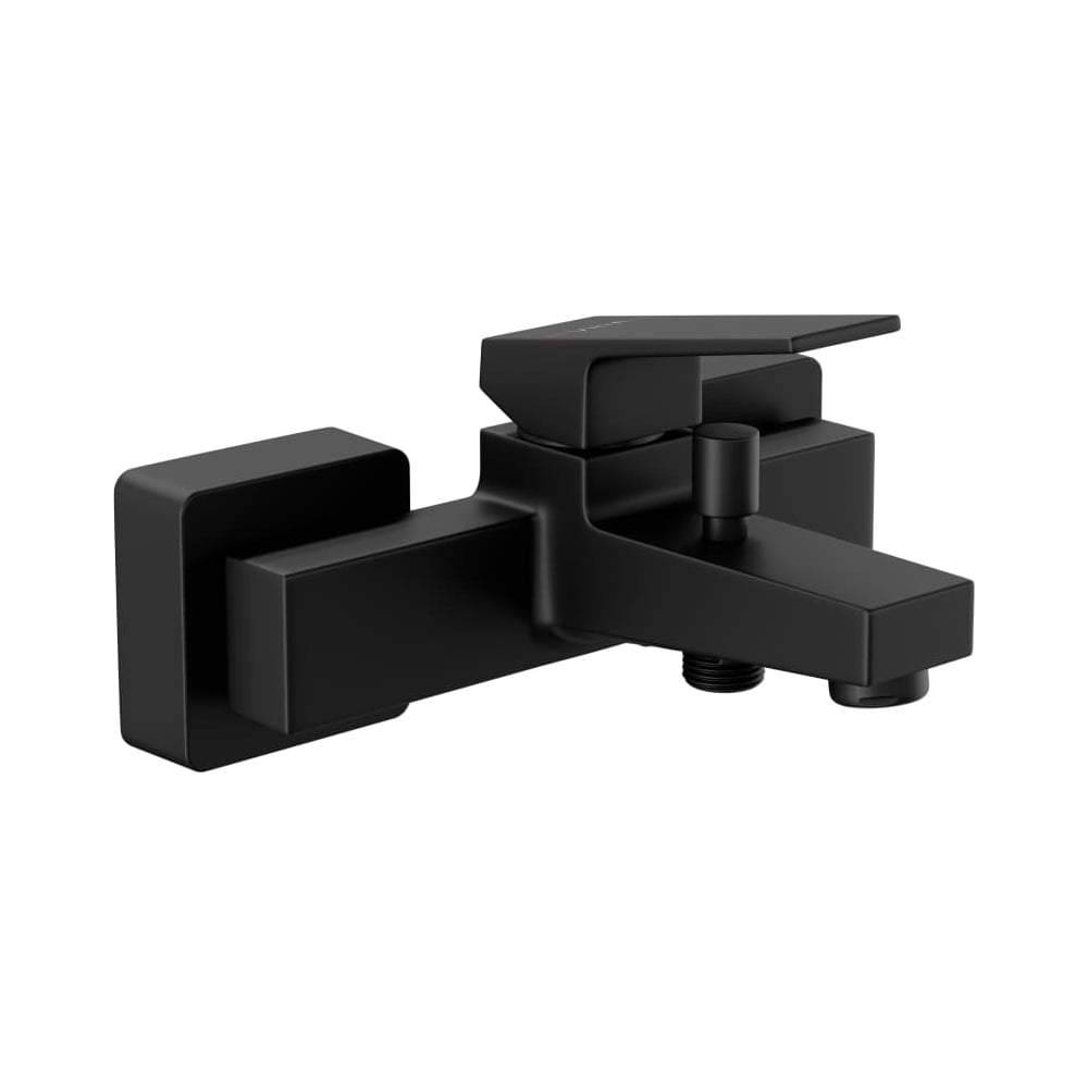 Настенный смеситель для ванны Vitra Minimax Square (Минимакс Сквуэр) однорычажный матовый черный латунь A4352036EXP