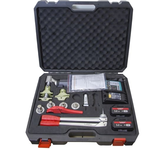 Изображение товара Комплект аккумуляторного инструмента VRT для монтажа аксиальных фитингов 556977