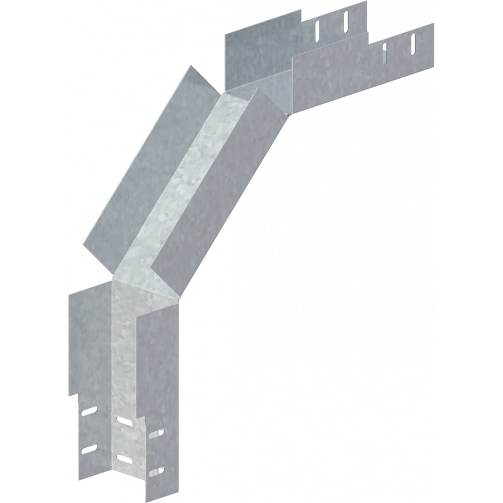 Изображение товара Угловой вертикальный лоток СОЭМИ ЛМс-90Н 100х100-1,5ц для кабельных трасс