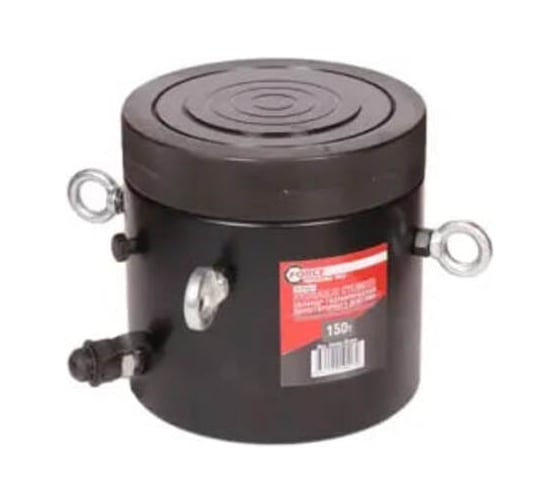 Изображение товара Цилиндр гидравлический Forcekraft с резьбовым штоком и гайкой для механической фиксации 150т (ход штока-100мм, Ø штока-165мм,общий Ø-208мм, L-259мм, 700bar) FK-YG150100LS(27854)